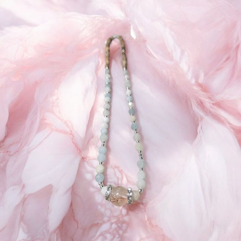 青春之延续--黑晶超七摩根图画石项链 - 项链 - 半宝石 