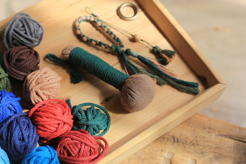 壹染指草本香品 | 便携 随身 迷你 艾叶 香捶 | 减压 | 接单订制 - 吊饰 - 棉．麻 多色