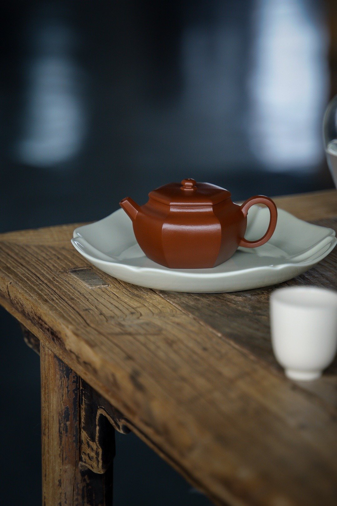 六方逸公原矿朱泥135cc独孔 - 茶具/茶杯 - 陶 