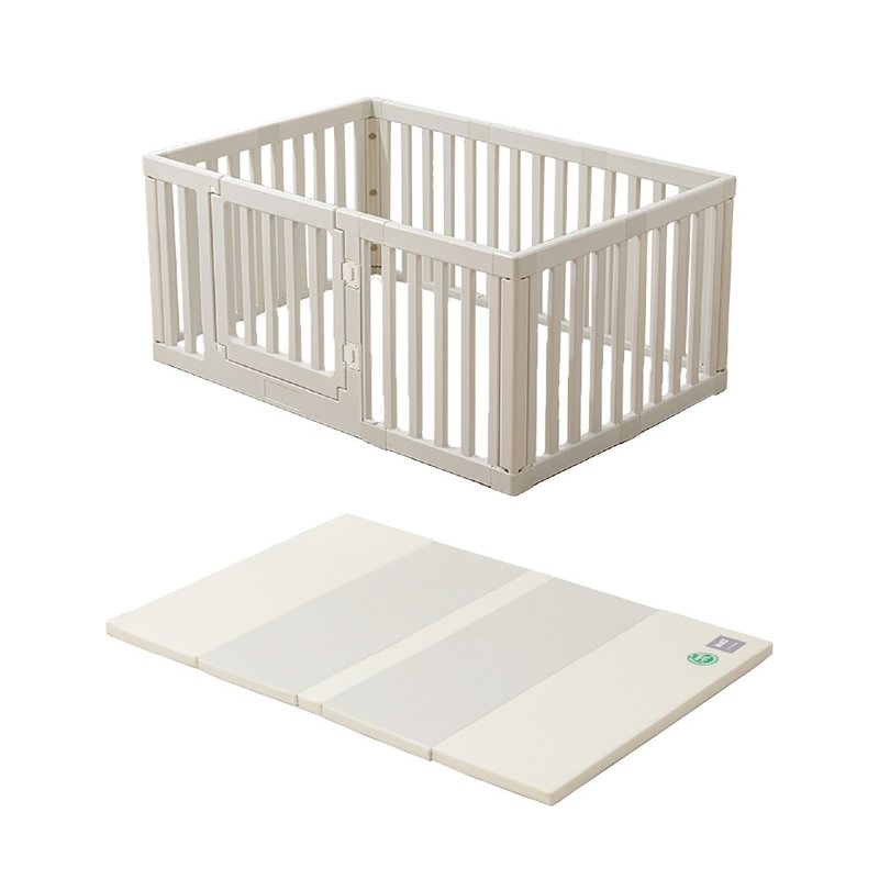 韩风儿童游戏乐园 100x150+地垫组合 婴儿宝宝家具 育儿防护保护 - 儿童家具 - 其他材质 