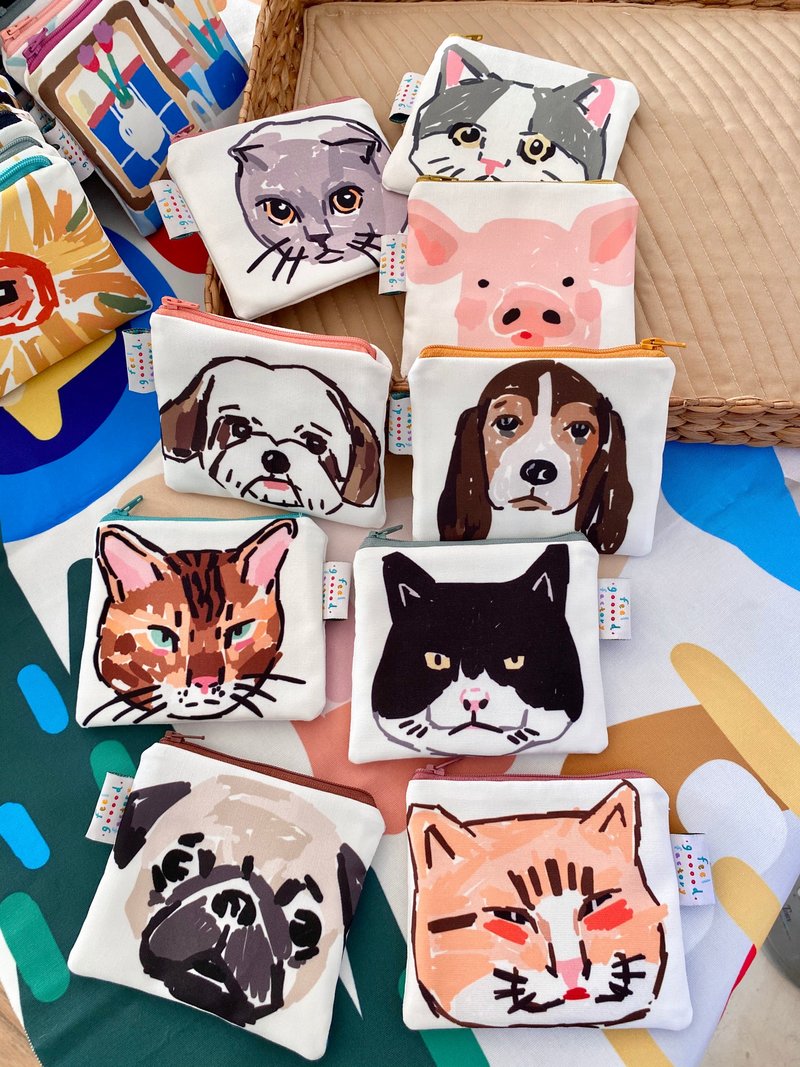 Coin Purse Pet - 零钱包 - 棉 多色