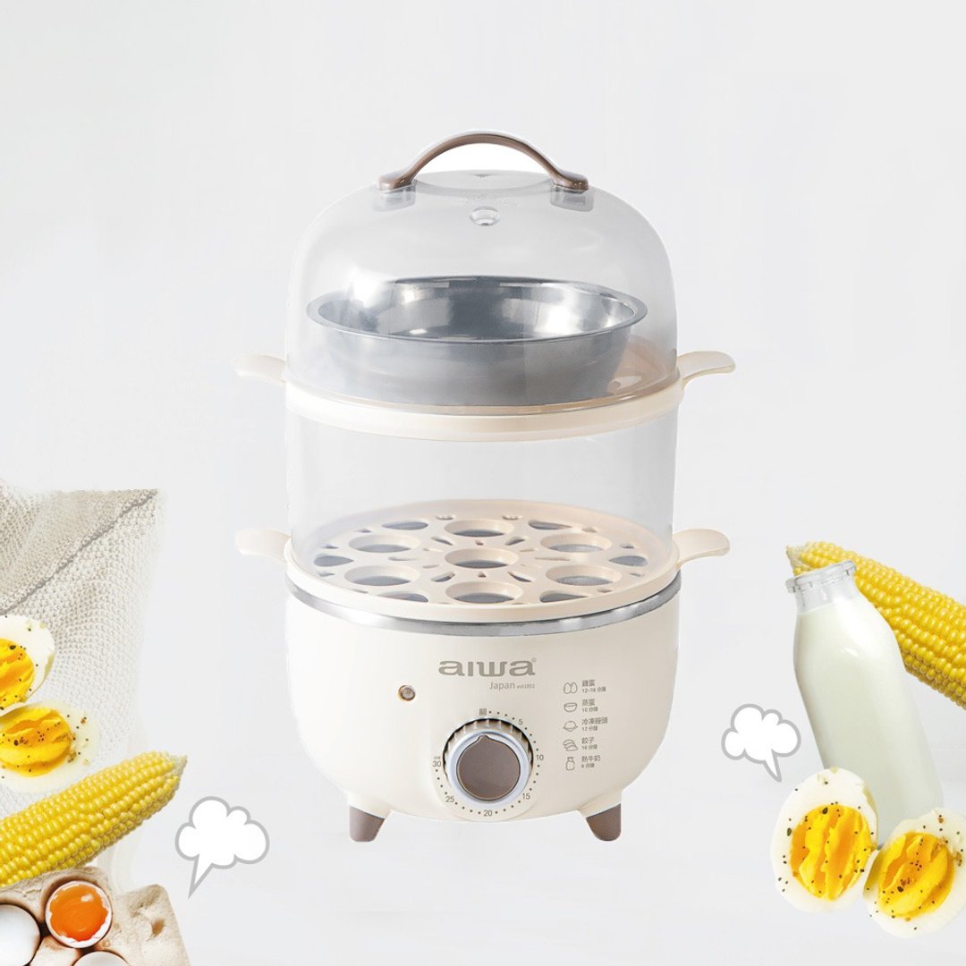 【AIWA】 爱华 多功能双层蒸蛋器 AS-ZDQ14 - 厨房家电 - 其他材质 
