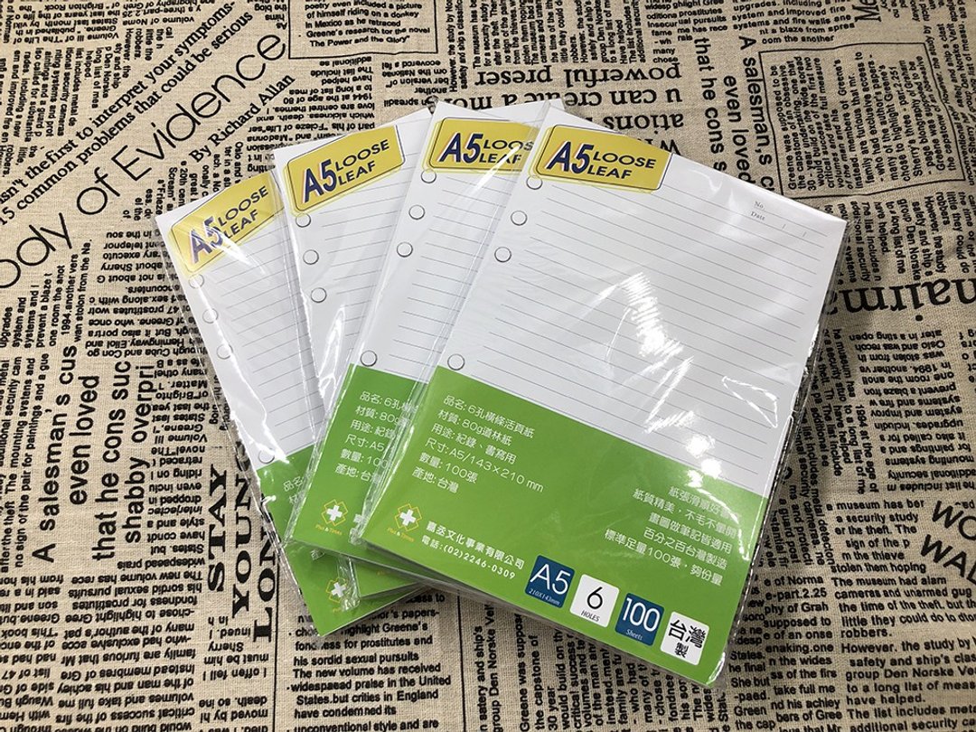 8-M 企业用特价A5活页纸/6孔 - 笔记本/手帐 - 纸 