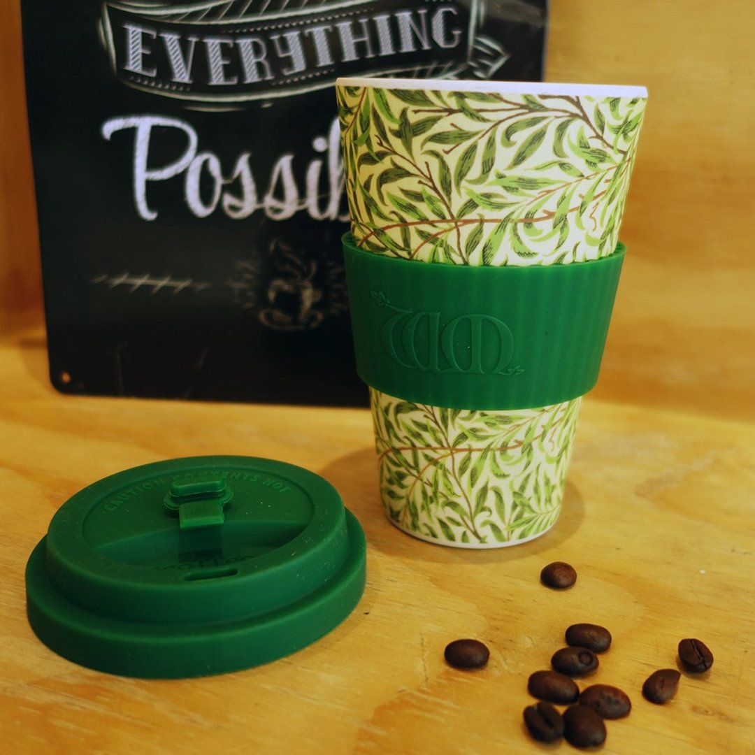 Ecoffee Cup | 14oz环保随行杯-(垂柳) - 咖啡杯/马克杯 - 其他材质 绿色