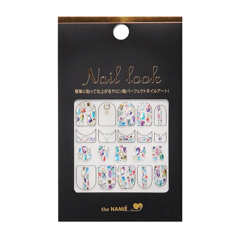 【 DIY 美甲】Nail Look 美甲装饰艺术贴纸 宝石菱镜 - 指甲油/指甲贴 - 纸 金色