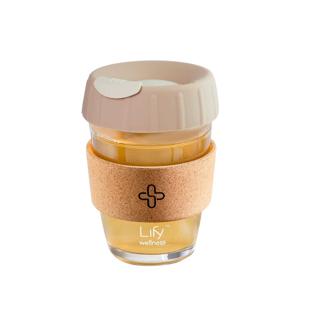 Lify 随身杯 (连盖) - 玻璃杯 - 玻璃 透明