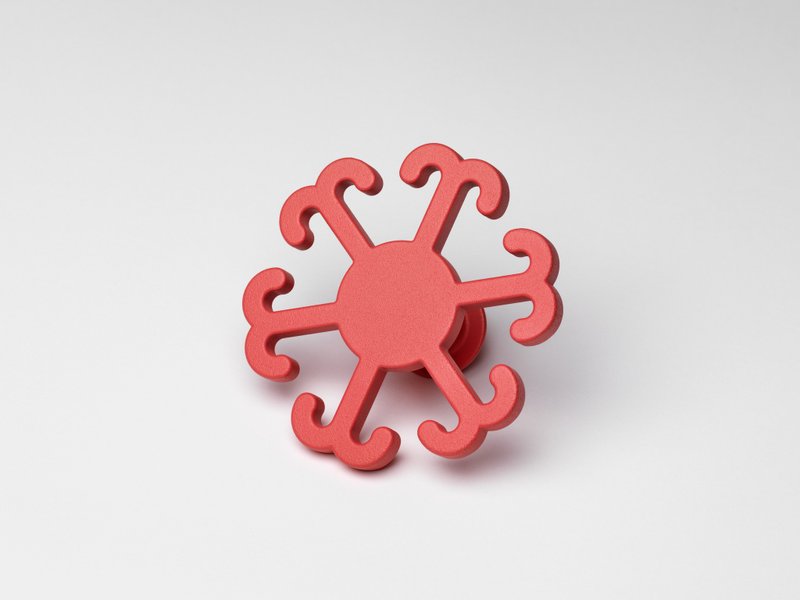 HOOKS 多用途挂勾 - 衣架/挂勾 - 其他金属 红色