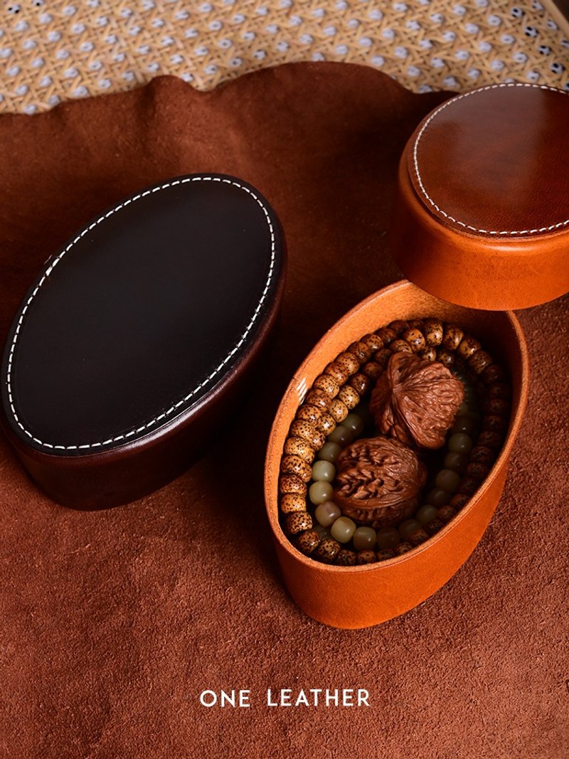 一皮ONELEATHER 文玩收纳盒手串核桃配饰首饰大容量高端收纳 - 其他 - 真皮 