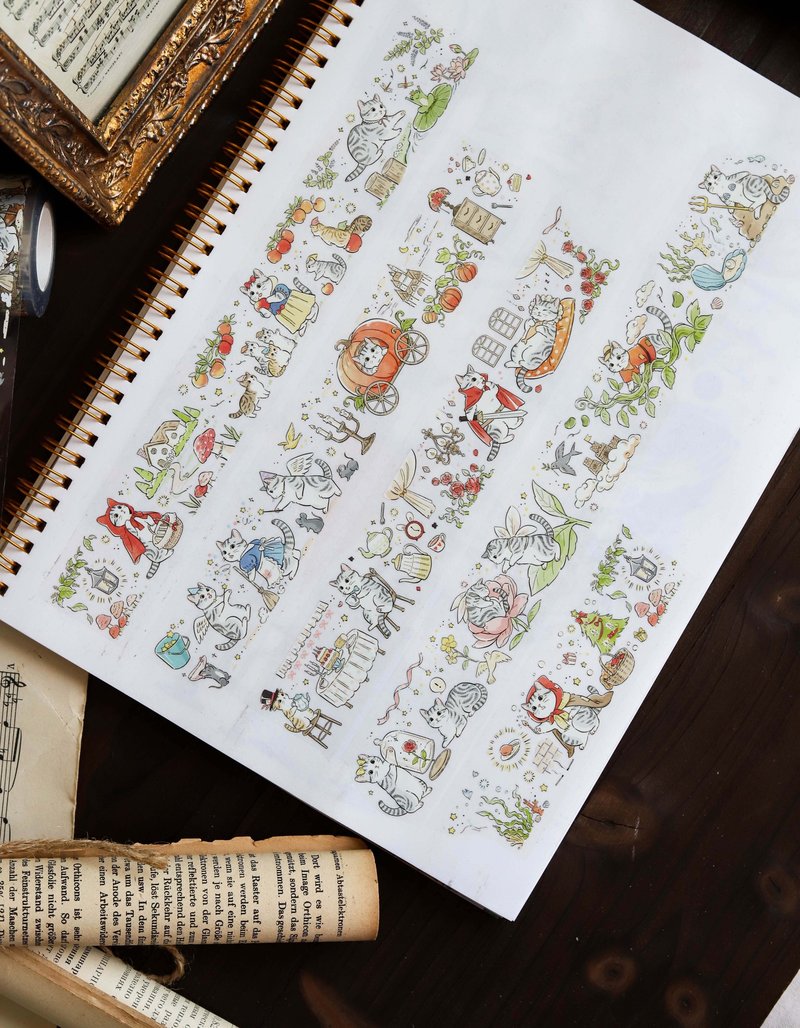 喵布play膠帶PET+白墨特油 - 纸胶带 - 塑料 多色