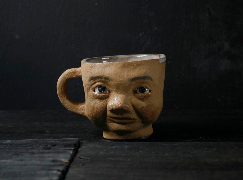 怀疑的婴儿茶杯 (手工 陶瓷 杯子) - 其他杯子 - 陶 