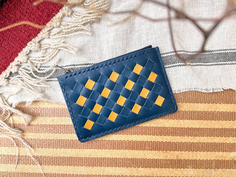 织皮直身3咭位拉链散纸包 皮革DIY材料包 好好缝 钱夹 零钱包 - 皮件 - 真皮 多色