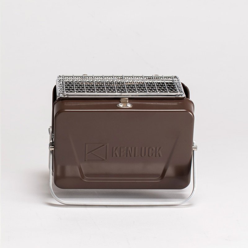 KENLUCK 迷你便携式烤肉架-亮光咖啡 - 锅具/烤盘 - 其他金属 咖啡色