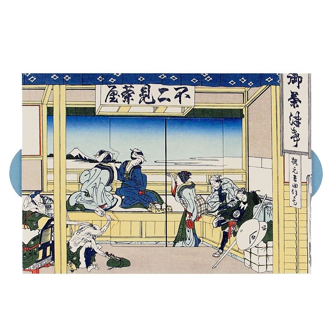 浮世绘小箱【Hallmark-卡片 经典和风/多用途】 - 卡片/明信片 - 纸 蓝色