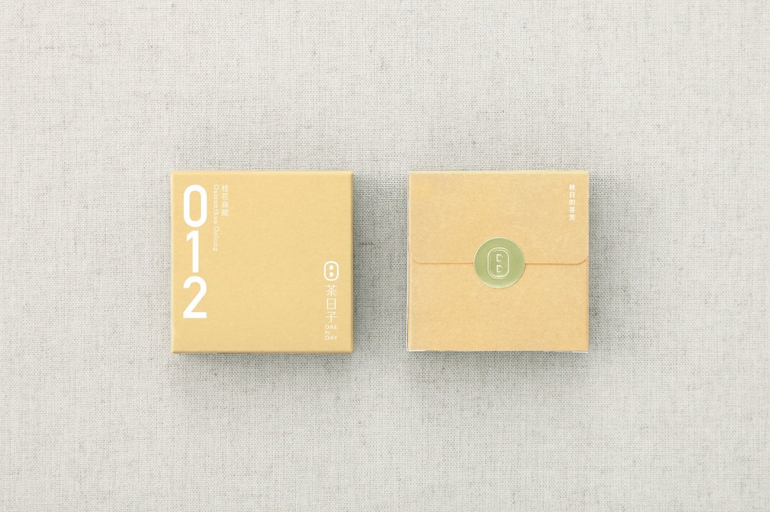 【茶包】 Dae 012 | 桂花乌龙 一日正好 随身盒 (茶包2入/盒) - 茶 - 新鲜食材 黄色