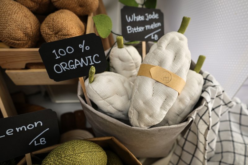 苦瓜White Jade Bitter Melon 猫玩具 吊饰 家饰品 儿童玩具 蔬果 - 玩具 - 其他材质 多色