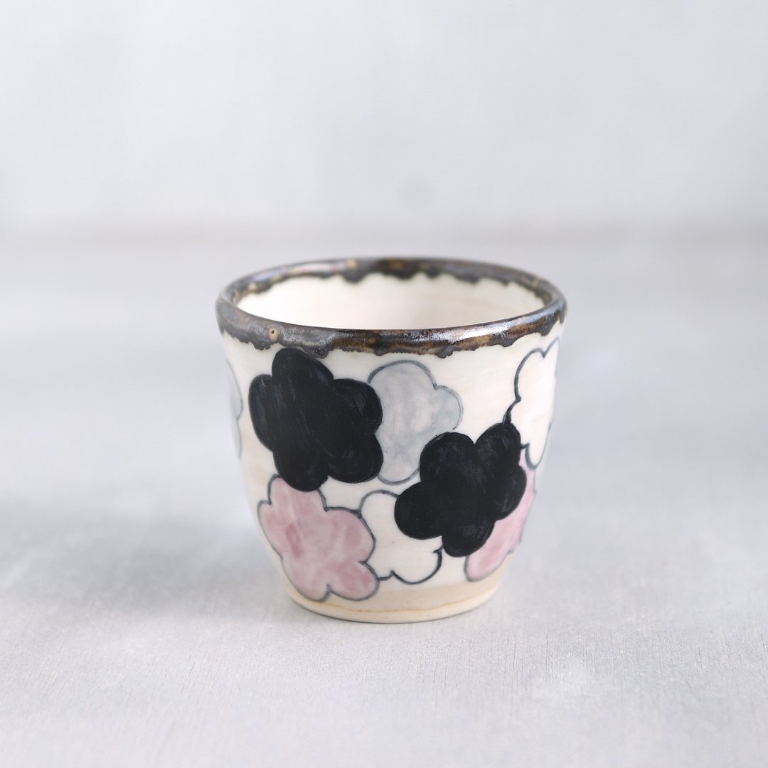 Plum flower prose painting cup / purple - 其他杯子 - 陶 紫色