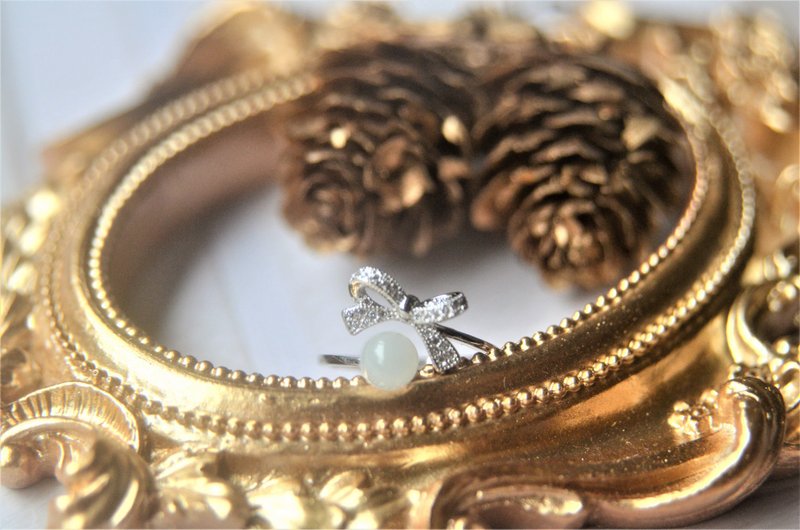 【预购12月底】小小淑女 - 925银母乳饰品开口戒指 - 戒指 - 银 