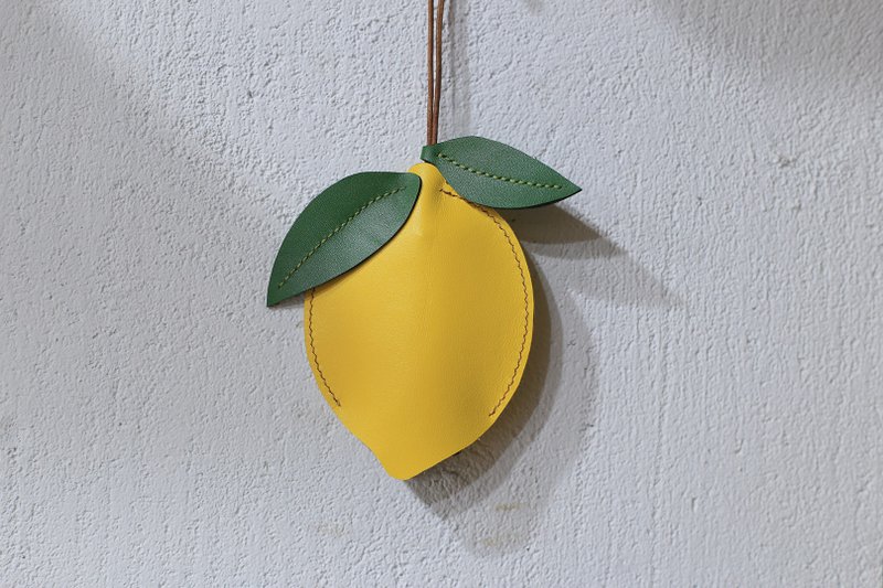 壹染指原创 | 柠檬钥匙包 | 水果系列 | 真皮 - 钥匙链/钥匙包 - 真皮 