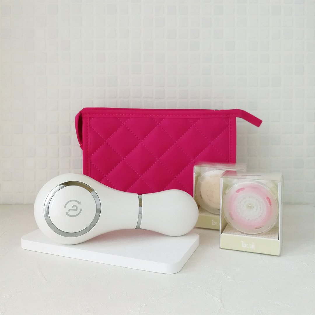 4D 音波洗脸机 ( 粉红佳人组 )            售完不再补货 - 脸部清洁/卸妆用品 - 其他材质 白色