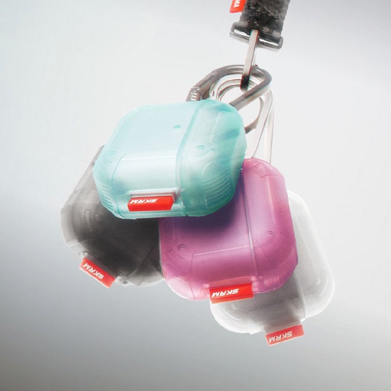 SKINARMA  Mecha CE 未来元素耳机保护套 (附挂钩) AirPods第四代 - 耳机收纳 - 其他材质 多色