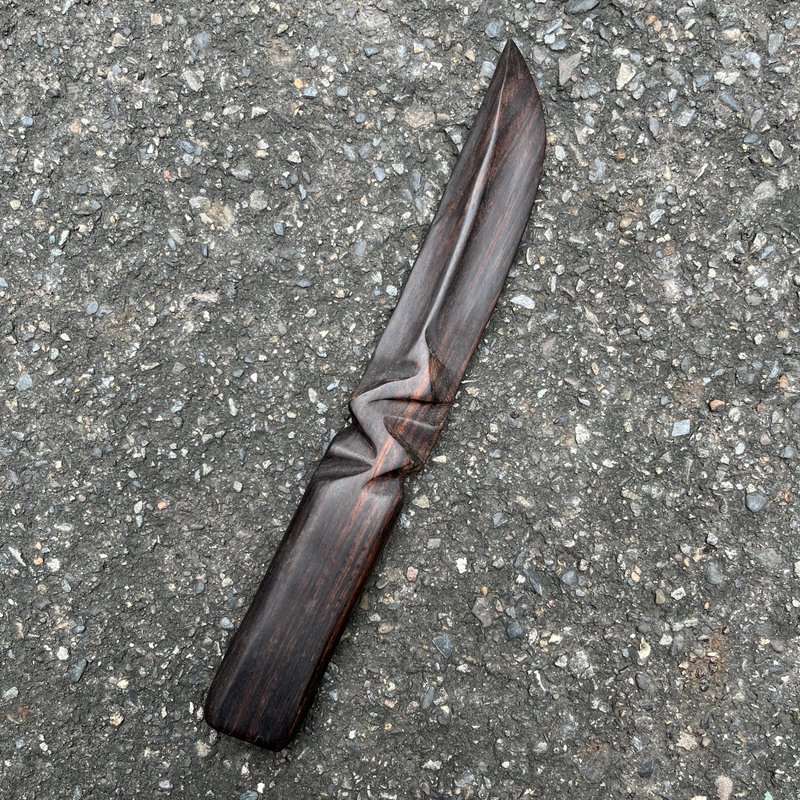 我贩剑　妖刀　稳隐　艺术木刀　手工木剑　匕首　魔剑纸镇 - 摆饰 - 木头 黑色