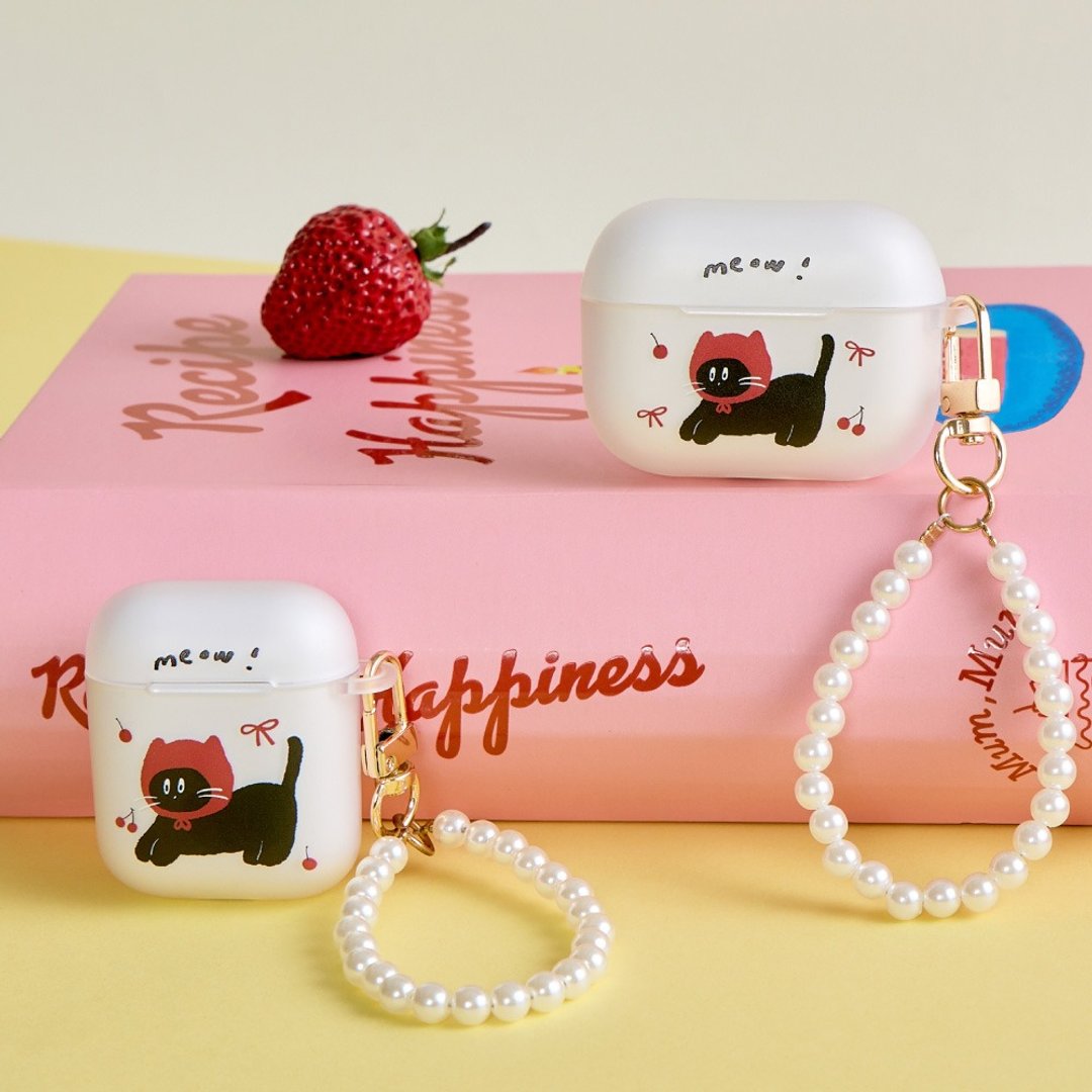 午后踏踏の喵迷雾系列 AirPods 保护套 - 耳机收纳 - 塑料 多色