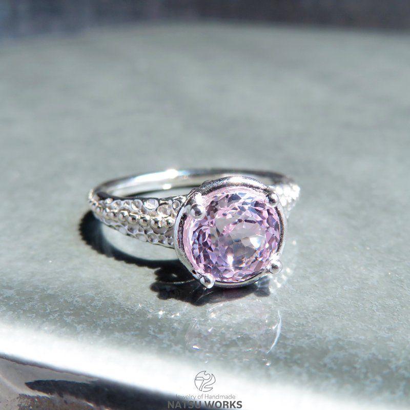海蓝宝 戒指 / Kunzite Ring o - 戒指 - 宝石 粉红色