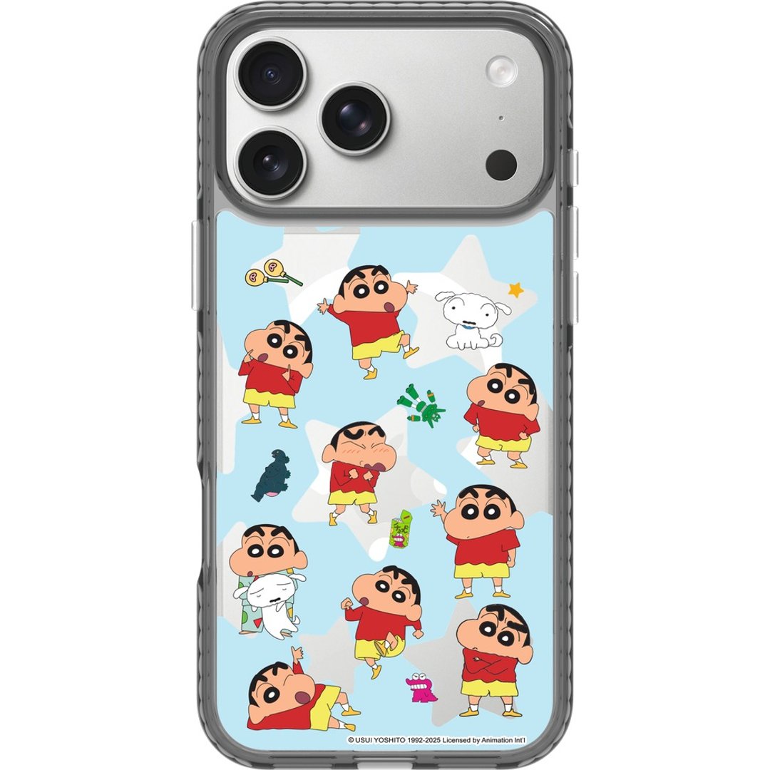 野原新之助  iPhone 17 Samsung S26 气垫防摔镜面手机壳 - 手机壳/手机套 - 塑料 多色