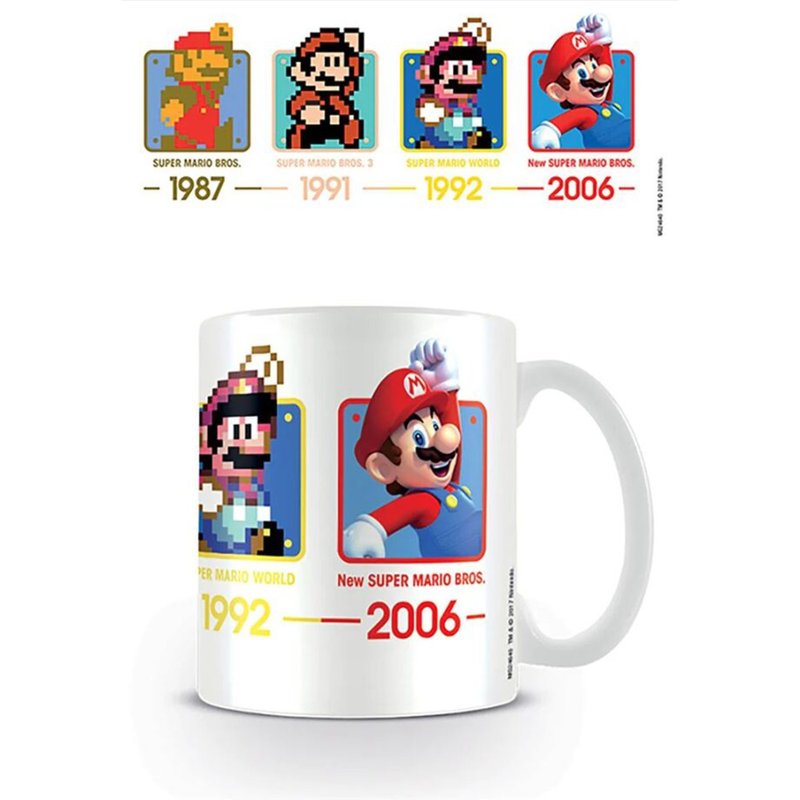 【任天堂】玛利欧编年史马克杯/Super Mario - 咖啡杯/马克杯 - 陶 