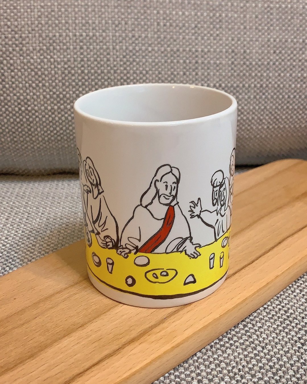 我家之主 Jesus is the Head of my home 原创插画 马克杯 咖啡杯 - 咖啡杯/马克杯 - 陶 