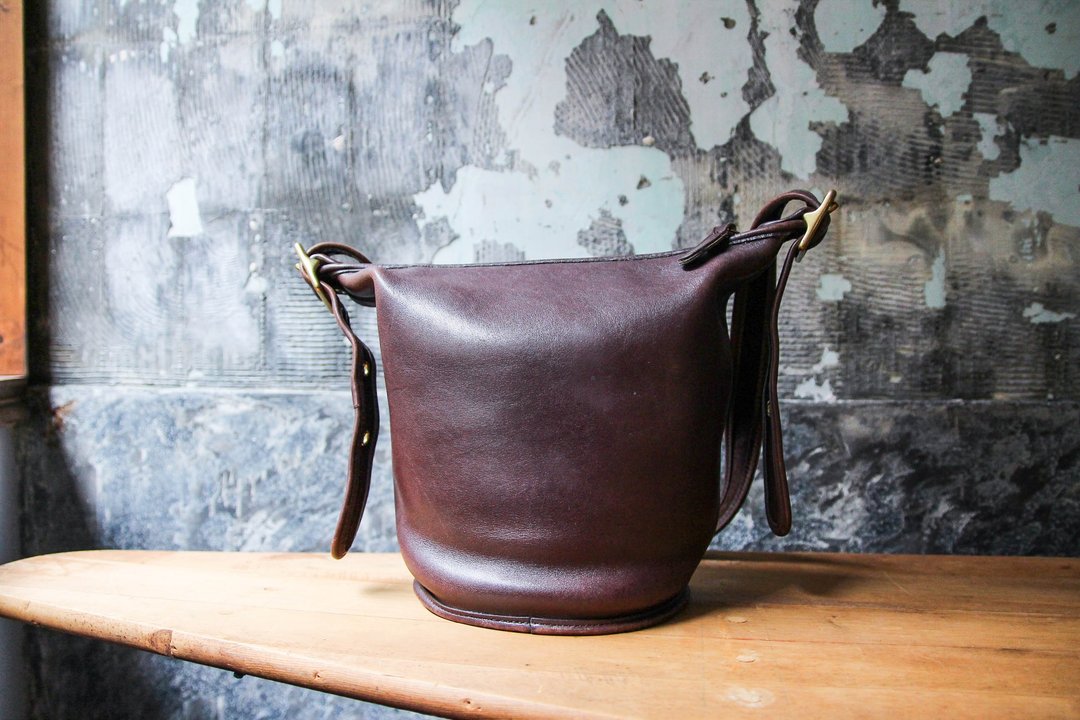 袅袅百货公司-Vintage Coach 筒状肩背包 复古着 - 侧背包/斜挎包 - 真皮 