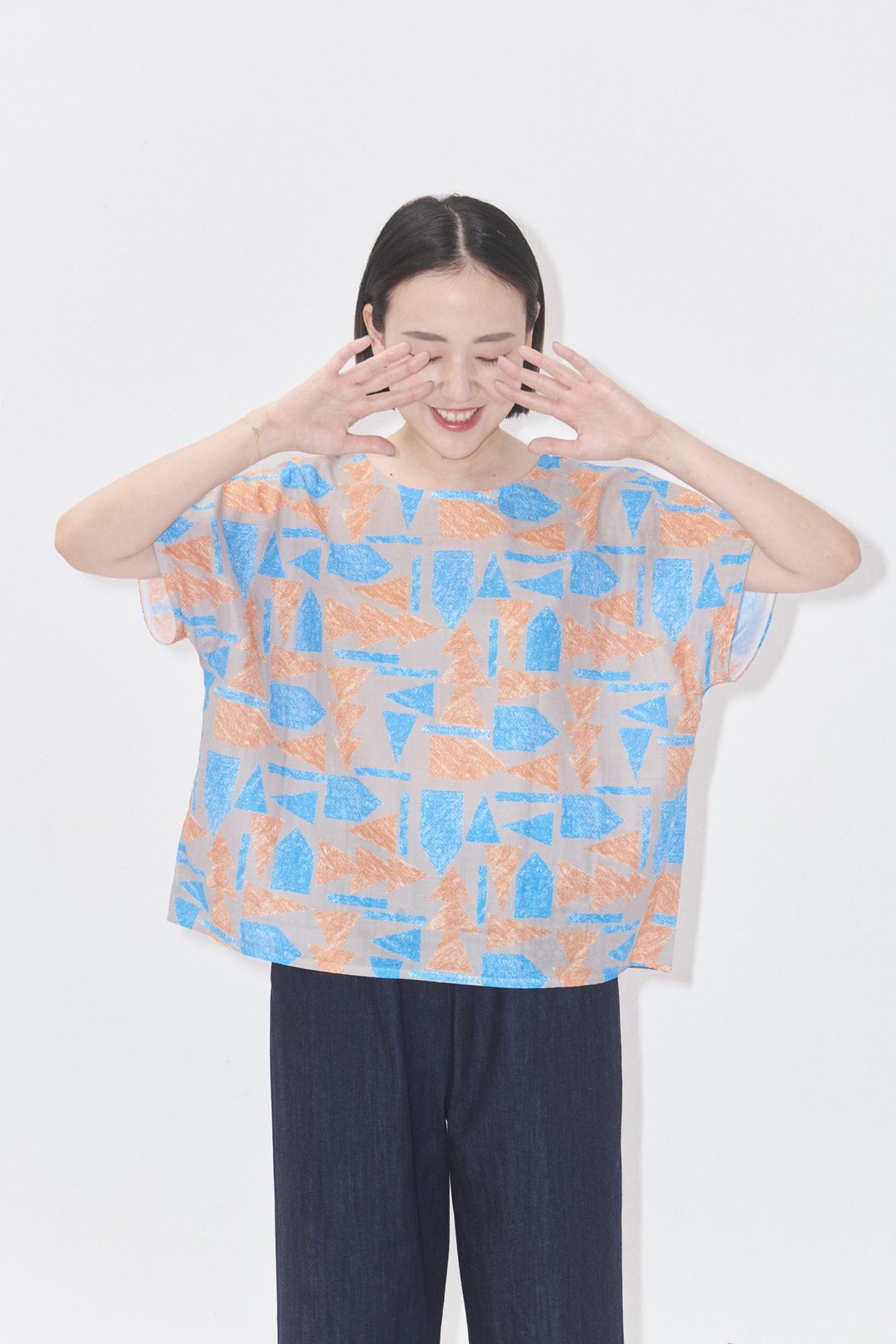 夏季日常服_简单_geo - 女装上衣 - 棉 