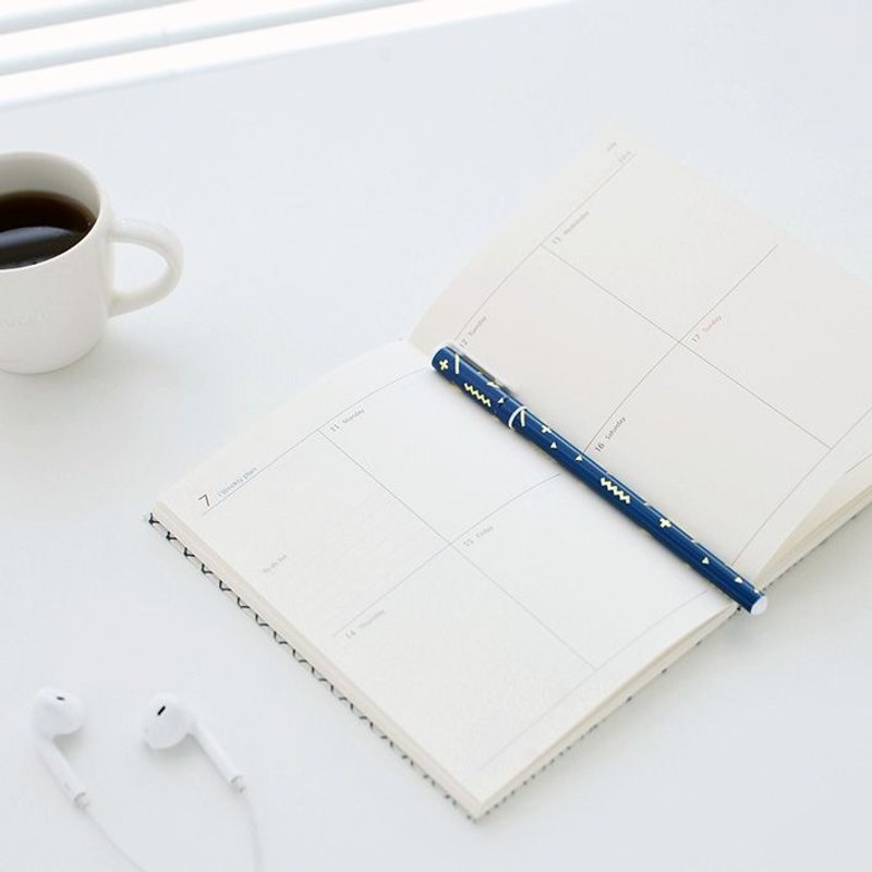 Livework-质感粉漾烫金0.5油性原子笔-T,LWK31499 - 圆珠笔/中性笔 - 塑料 蓝色