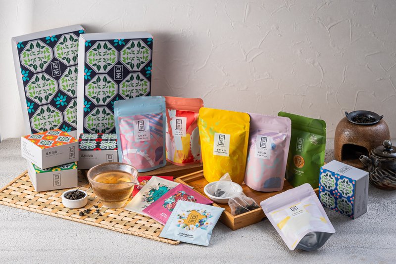 【亘茶】大份量原叶茶包 八种水果自由组合(8包X5入)+综合茶包5入 - 茶 - 新鲜食材 多色