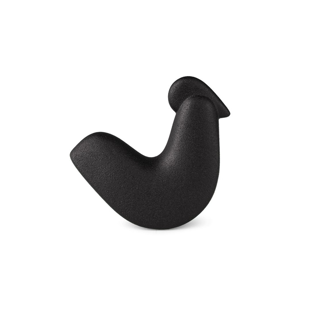 祥鸡_纸镇/摆饰/十二生肖/筷架 Rooster Figurine - 摆饰 - 其他金属 黑色