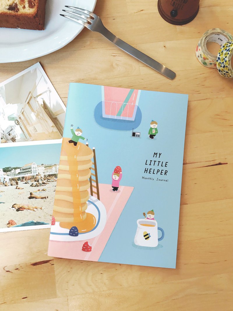 迪梦奇 My Little Helper 月计划本 [松饼] - 笔记本/手帐 - 纸 蓝色