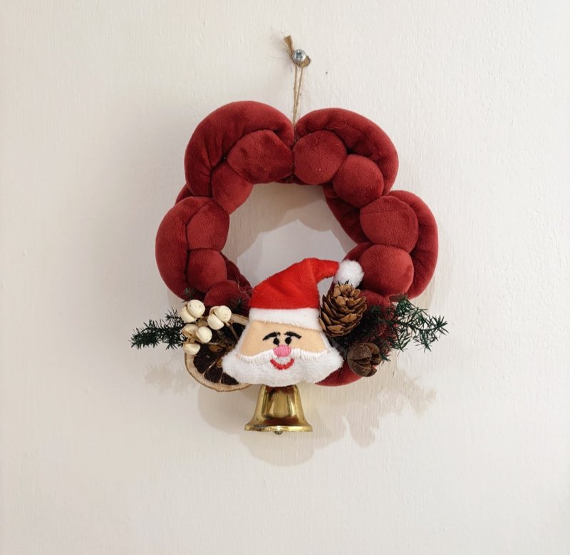 圣诞节小花圈 - 植栽 - 棉．麻 