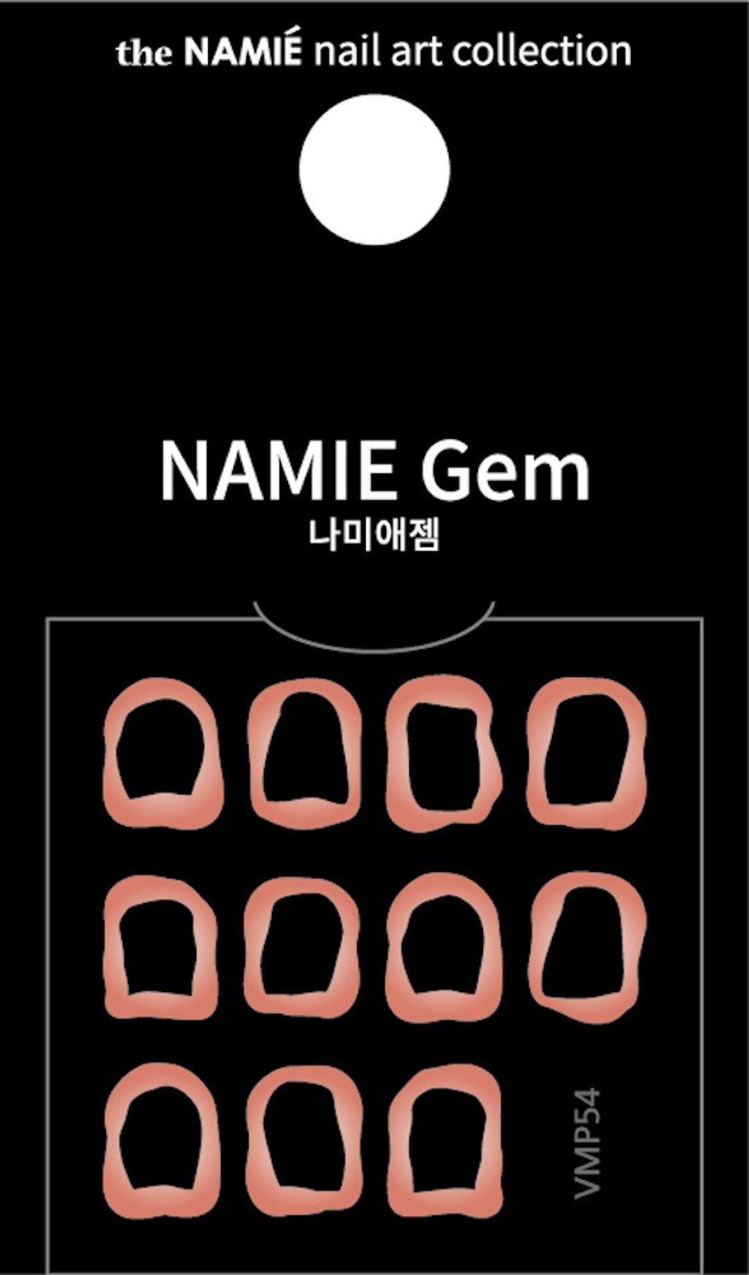 【专业用】NAMIE Gem 美甲装饰艺术贴纸 Volume Metallic 54 - 指甲油/指甲贴 - 纸 金色