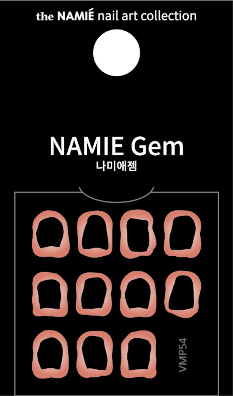 【专业用】NAMIE Gem 美甲装饰艺术贴纸 Volume Metallic 54 - 指甲油/指甲贴 - 纸 金色
