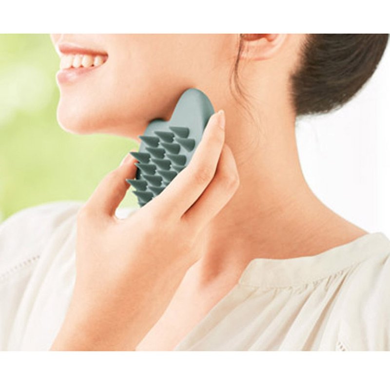 Silicone Shampoo Scalp Shower Body Washing Hair Massage Massager Brush Comb - 彩妆刷具/镜子/梳子 - 硅胶 绿色