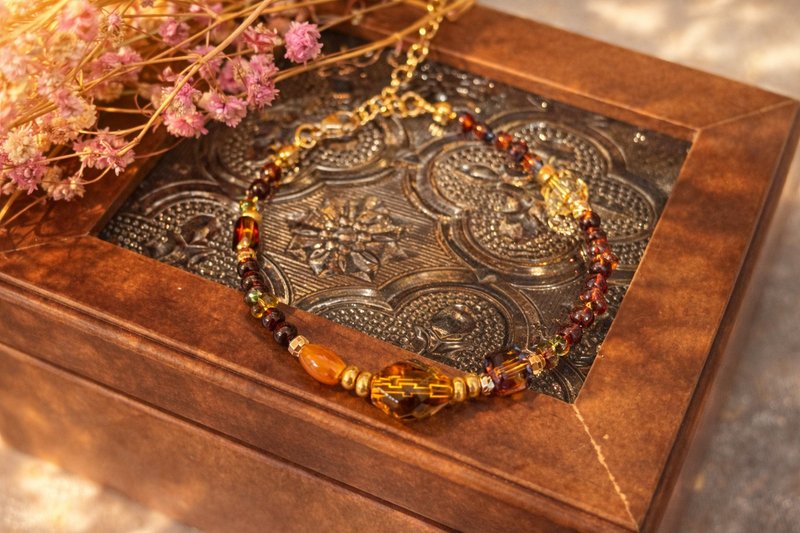 岁月炼金 手链 手环 天然石 捷克珠 - 手链/手环 - 其他材质 