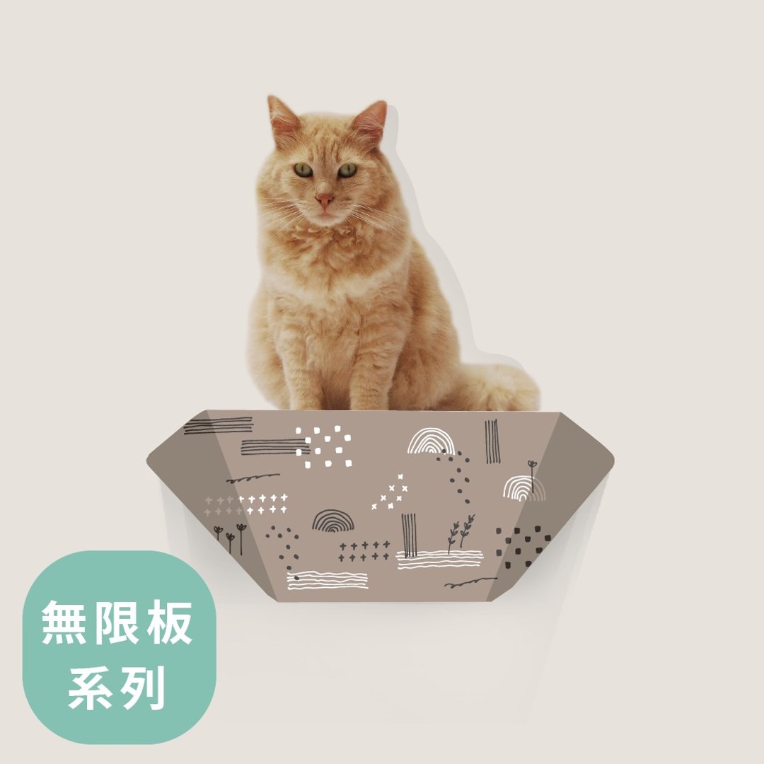 SWEE无限猫跳板45cm- 手绘生活-原创设计 - 抓板/跳台 - 纸 