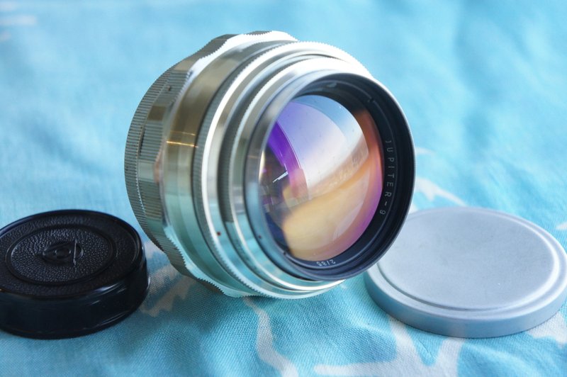 经典白色 JUPITER-9 85mm F/2 长焦镜头 适用于 M42 接环的 ZENIT、PENTAX、PRACTICA 相机 - 相机 - 其他材质 