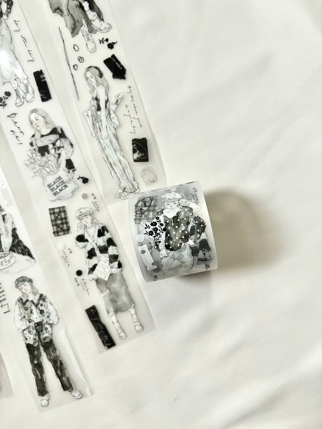 Black / 4cm PET胶带 - 纸胶带 - 塑料 