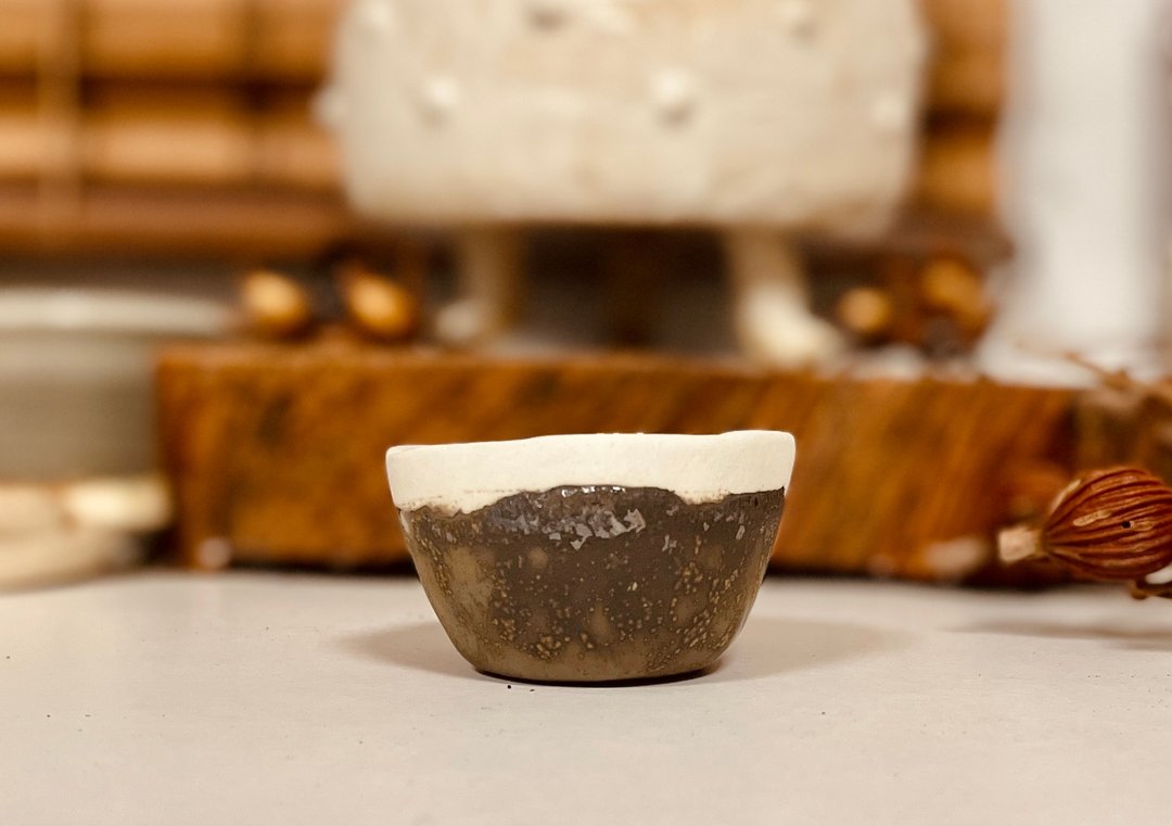独饮小杯│盛秦杯│为自己镀金杯。时尚老灵魂。古风时器 - 茶具/茶杯 - 瓷 黑色