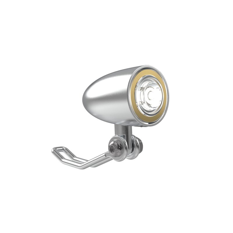 复古子弹前灯 / 件 - 自行车/周边 - 铝合金 银色