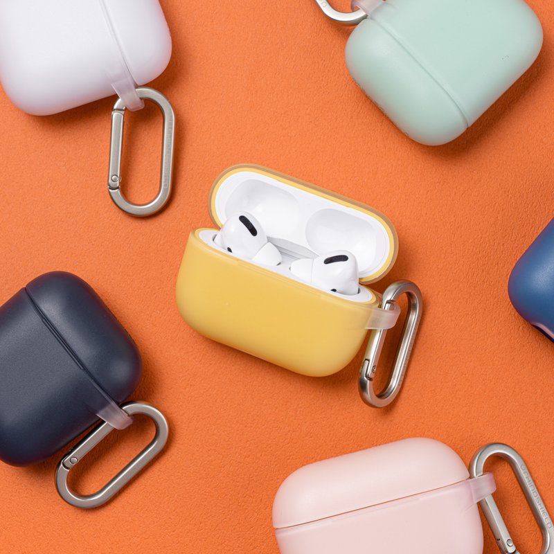 Airpods Pro 防摔保护套(含扣环) - 耳机收纳 - 塑料 多色