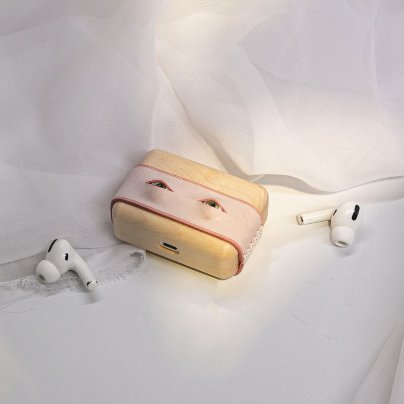 双瞳高级感【AirPods】苹果耳机保护套 - 耳机收纳 - 真皮 