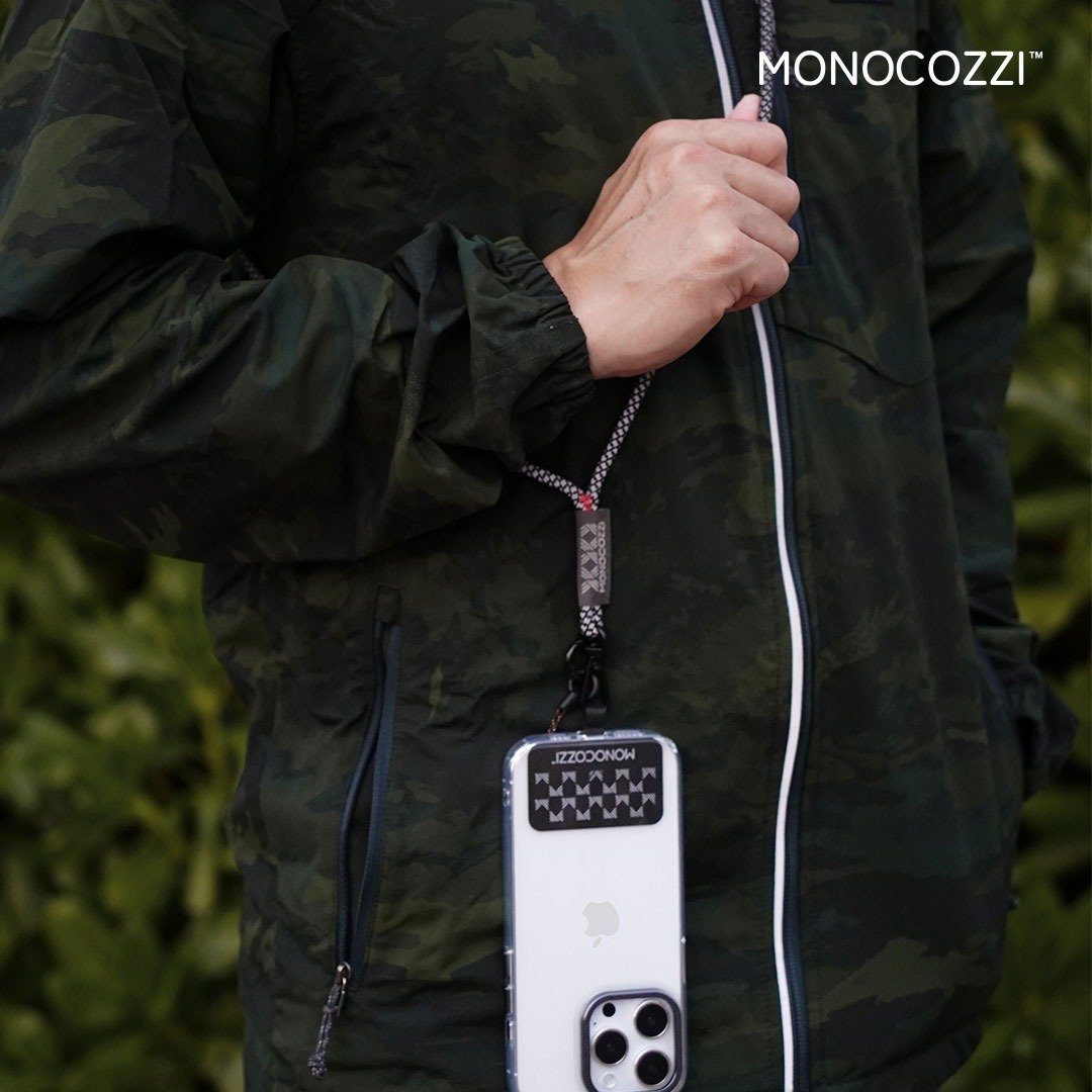 ESSENTIALS iPhone 专用手机背带 -附AirPodsPro2挂绳-黑色 - 挂绳/吊绳 - 棉 黑色