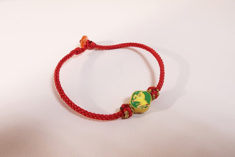 本命年转运红手绳 新年交好运十二生肖红手绳 - 手链/手环 - 珐琅 